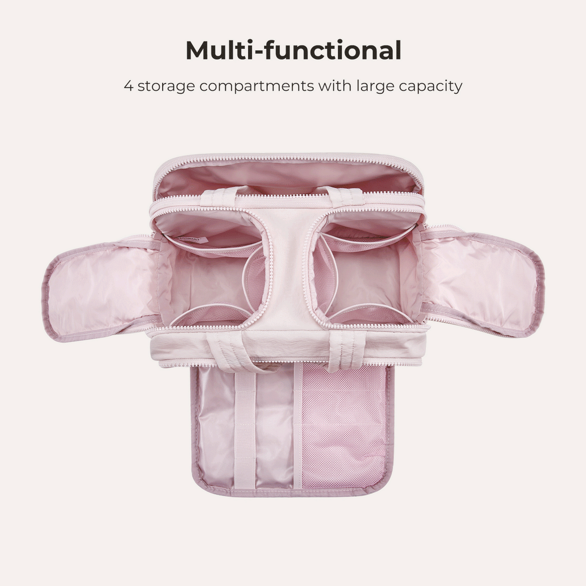 LumaPack — Compact Travel Toiletry Organizer with Durable Compartments 