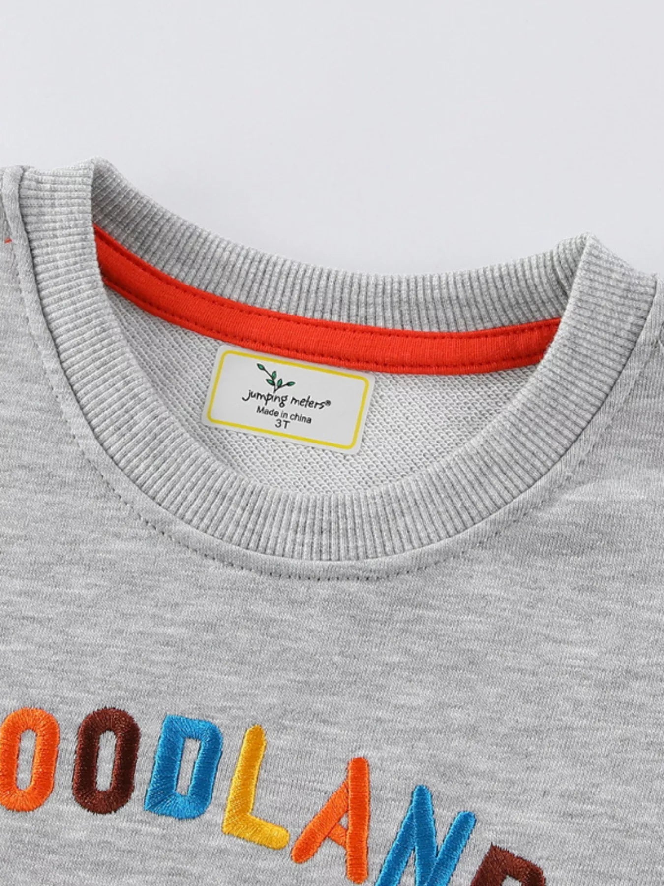 Children's Woodland Friends Embroidered Crewneck Sweatshirt 
