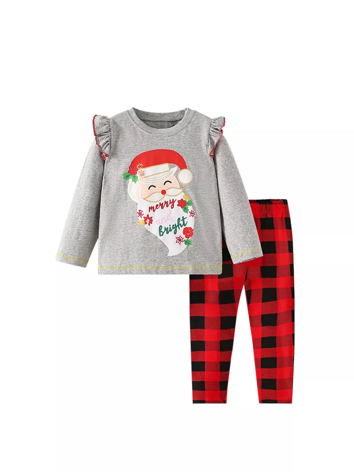 Children's Christmas Santa Long Sleeve Pajama Set 