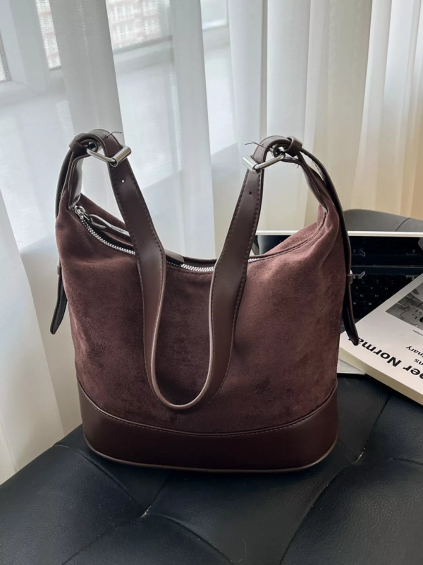 Adjustable Strap Tote Bag 