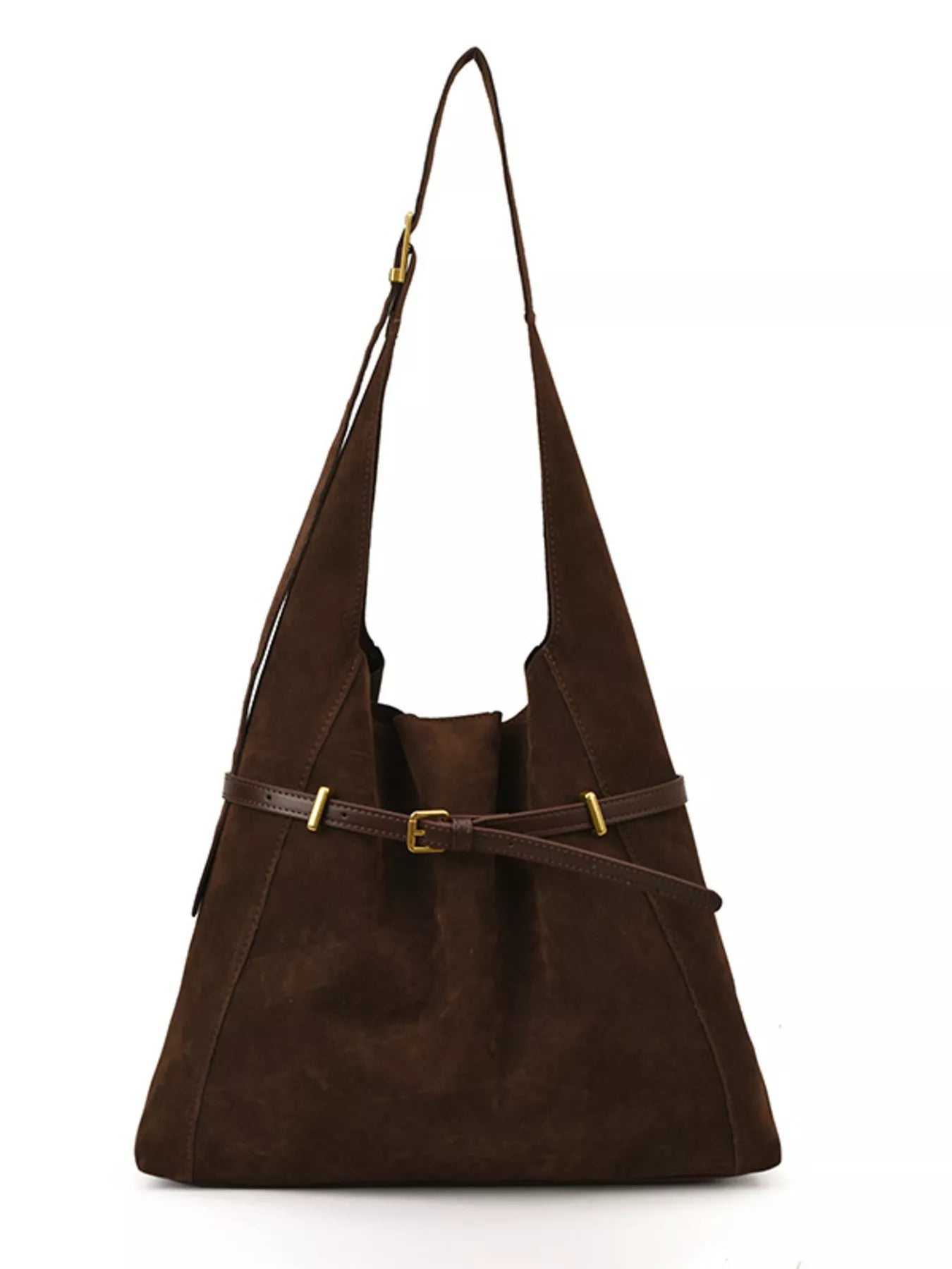 Buckle Adjustable Strap Shoulder Bag 