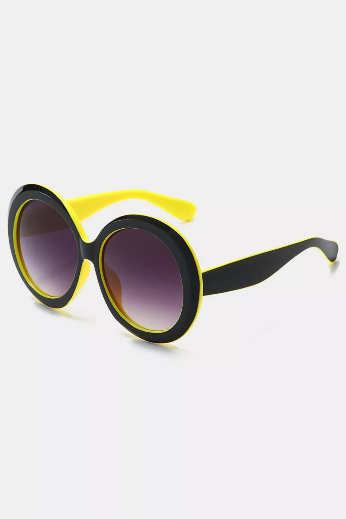 Oversized Round Frame Fashion Sunglasses 