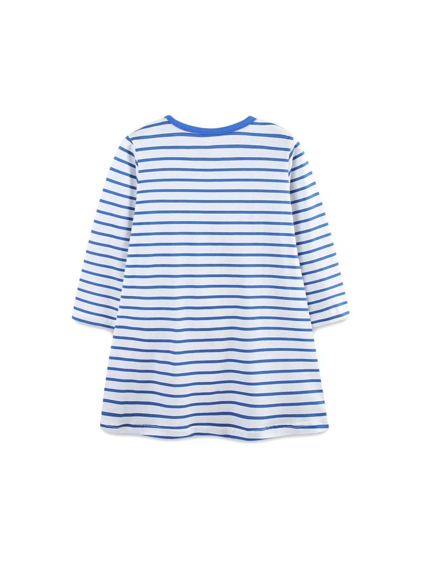Children's Strawberry Striped Long Sleeve Dress 