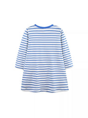 Children's Strawberry Striped Long Sleeve Dress 