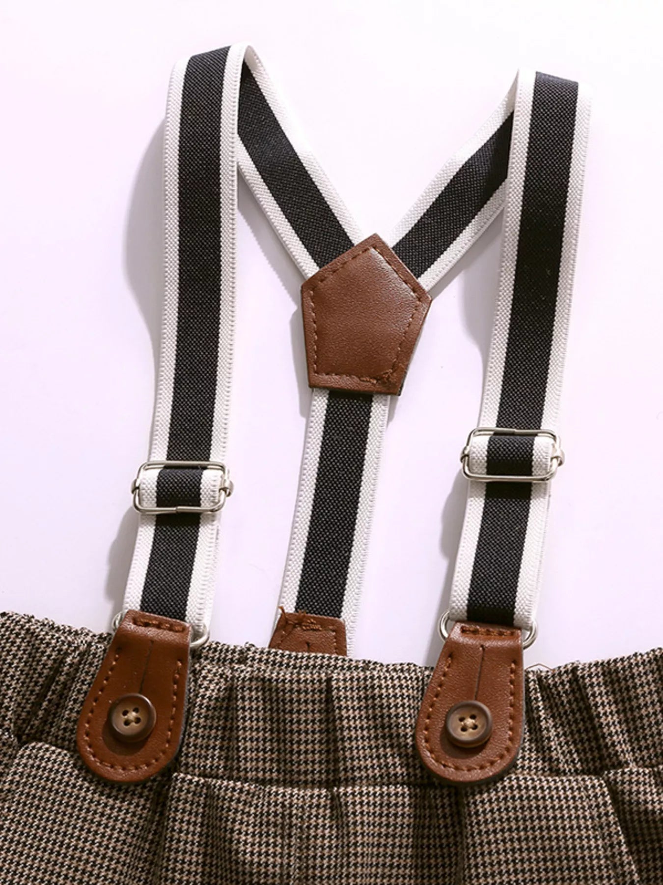 Children's Button Up Shirt and Overall Set 