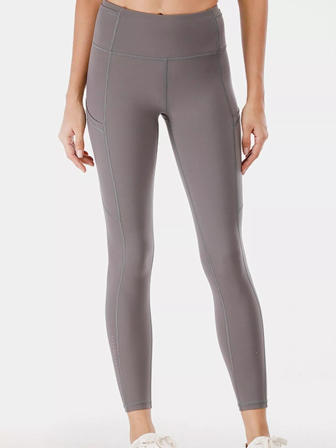 Full Size High-Waisted Active Leggings with Pockets Plus Size 