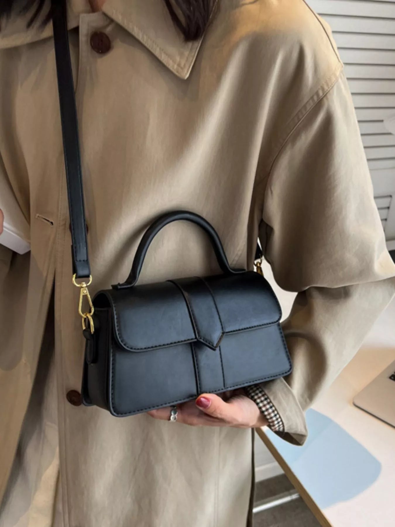 Top Handle Crossbody Bag 