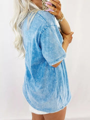 Mineral Washed Oversized Tee 