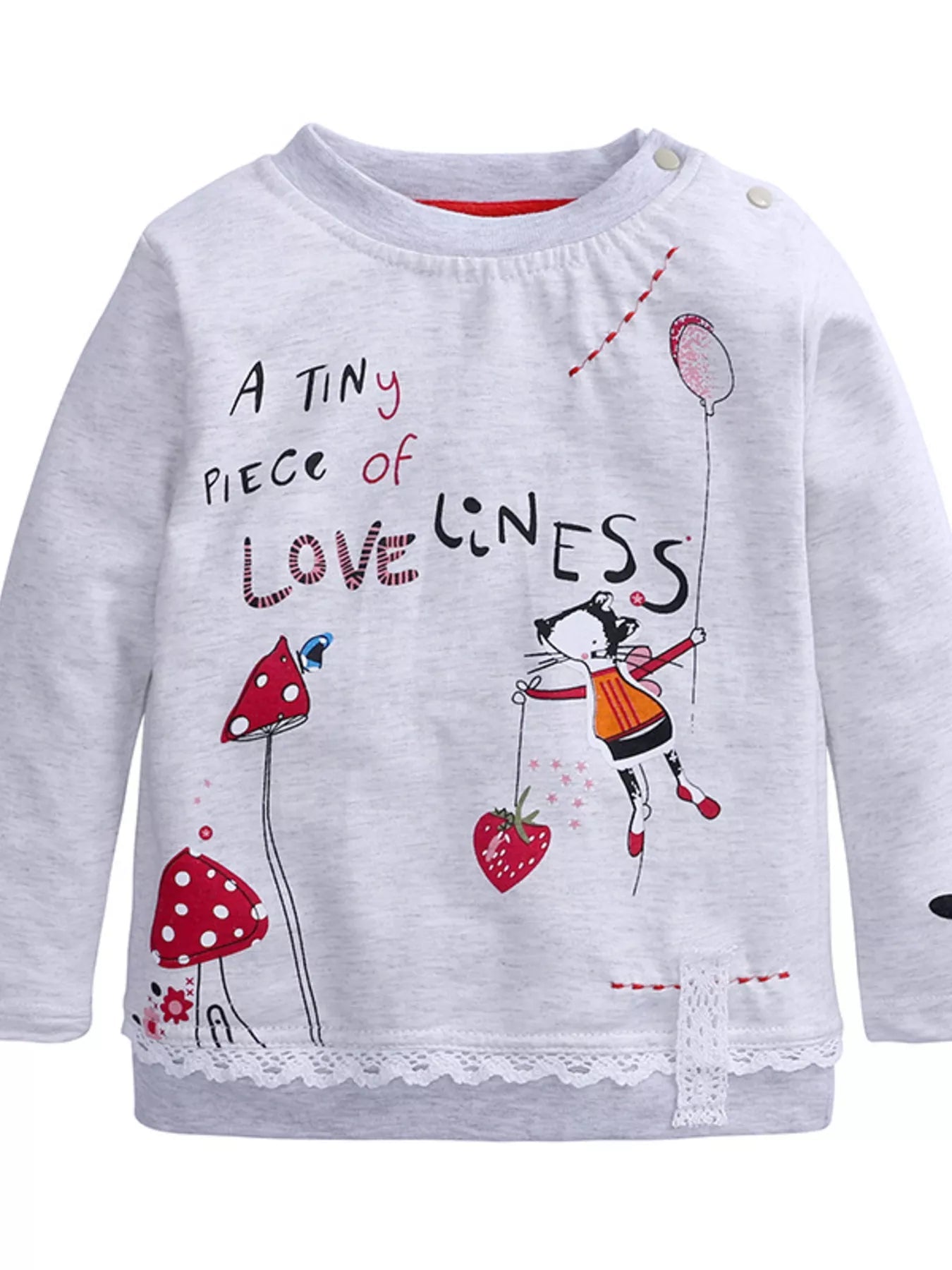 Children's Round Neck Top and Jeans Set 