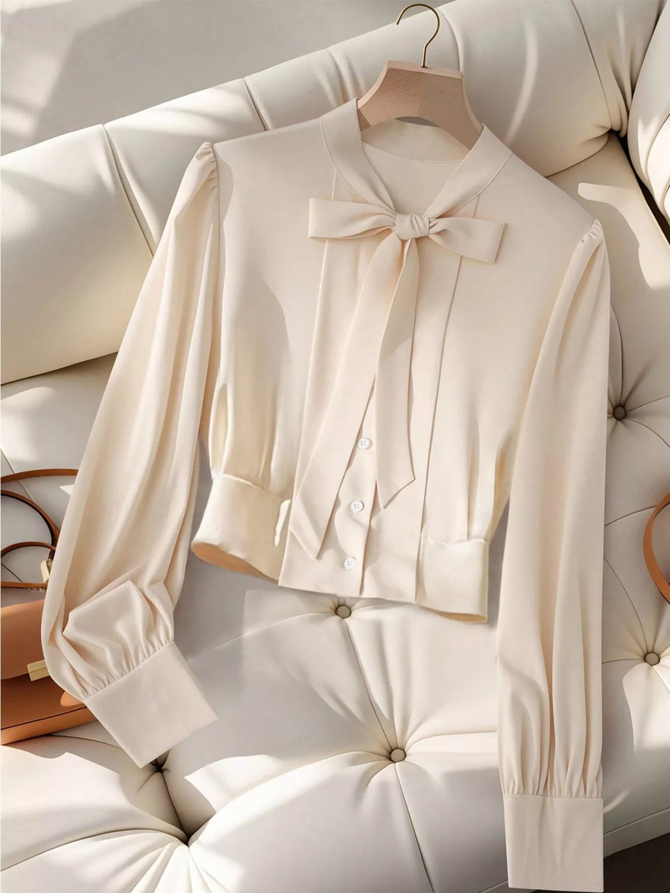 Bow Tie Long Sleeve Shirt 