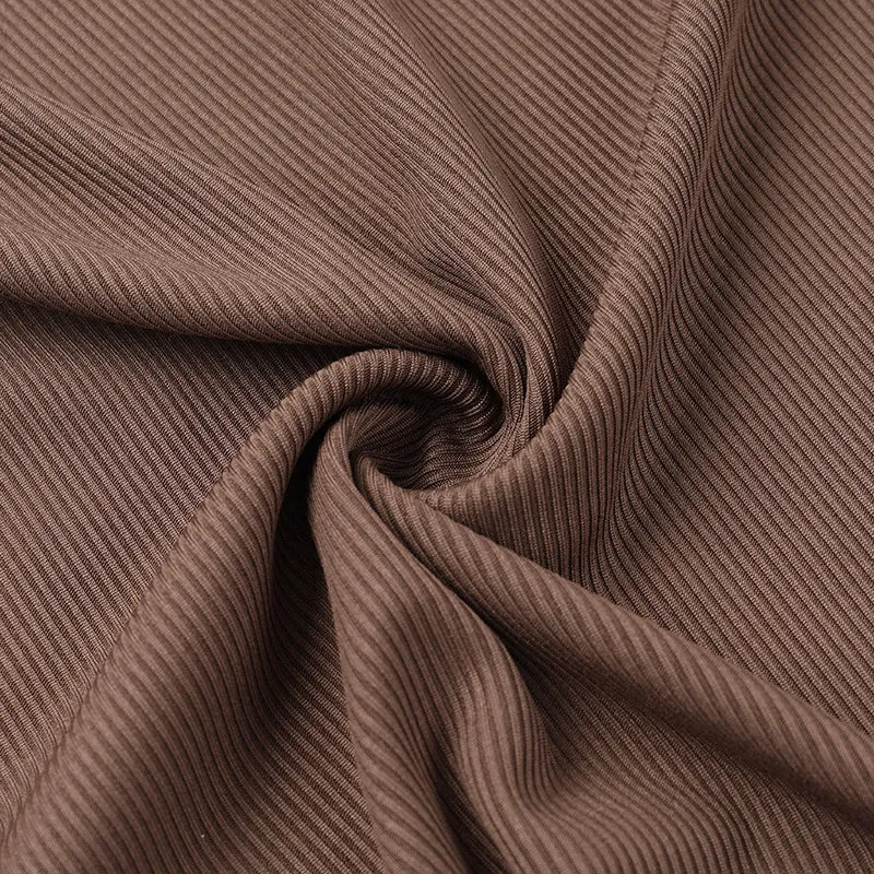 Chic Slim-Fit Pleated Off-Shoulder Dress 🤎 