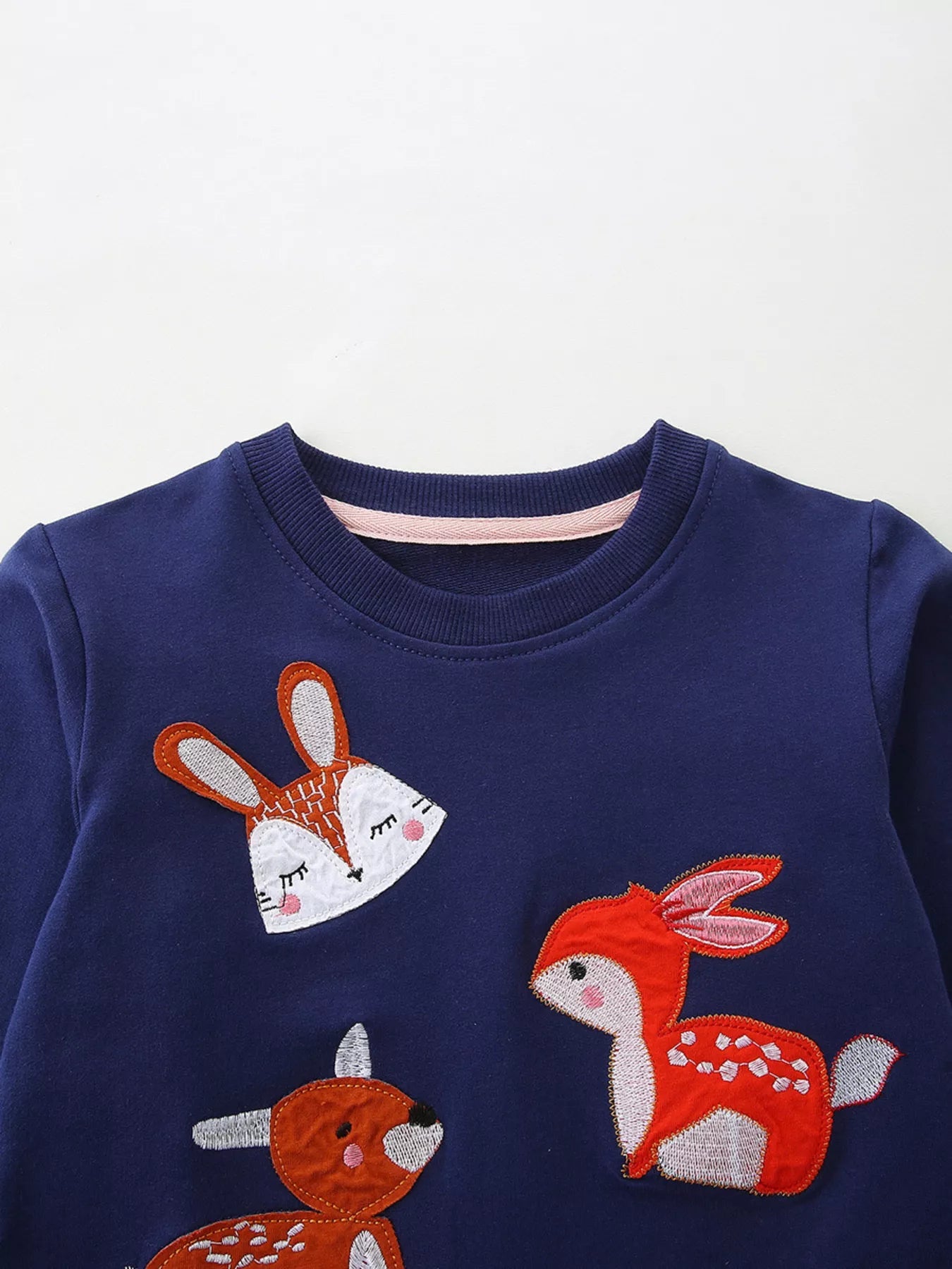 Children's Cute Animal Tulle Hem Sweatshirt 