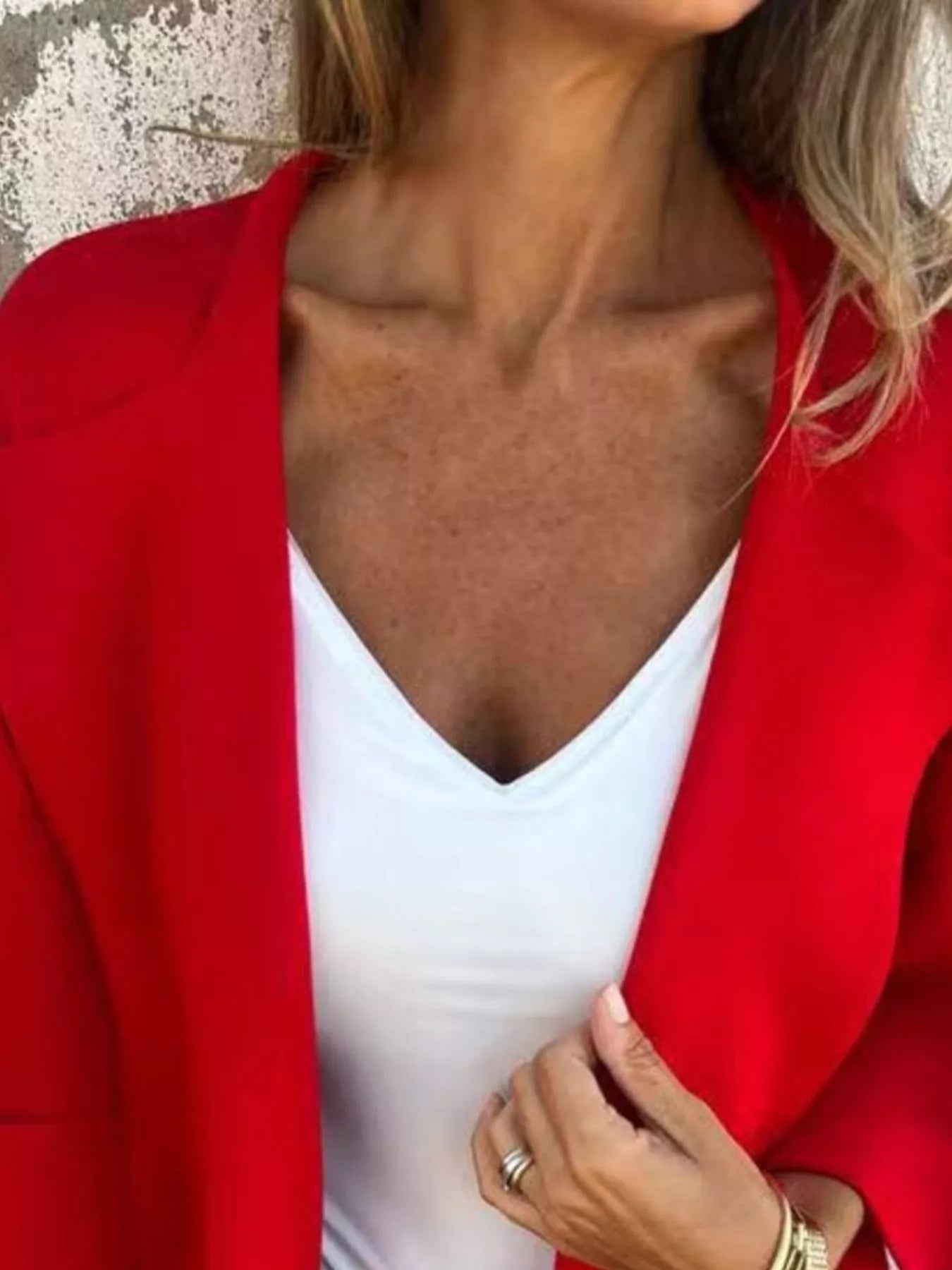 Full Size Open Front 3/4 Sleeve Casual Cardigan Plus Size 