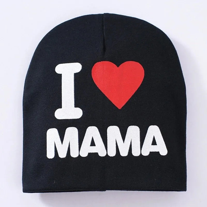 50% Off + Free Shipping Today | SOHOBLOO'S I Luv Mama & Papa Baby Hat 