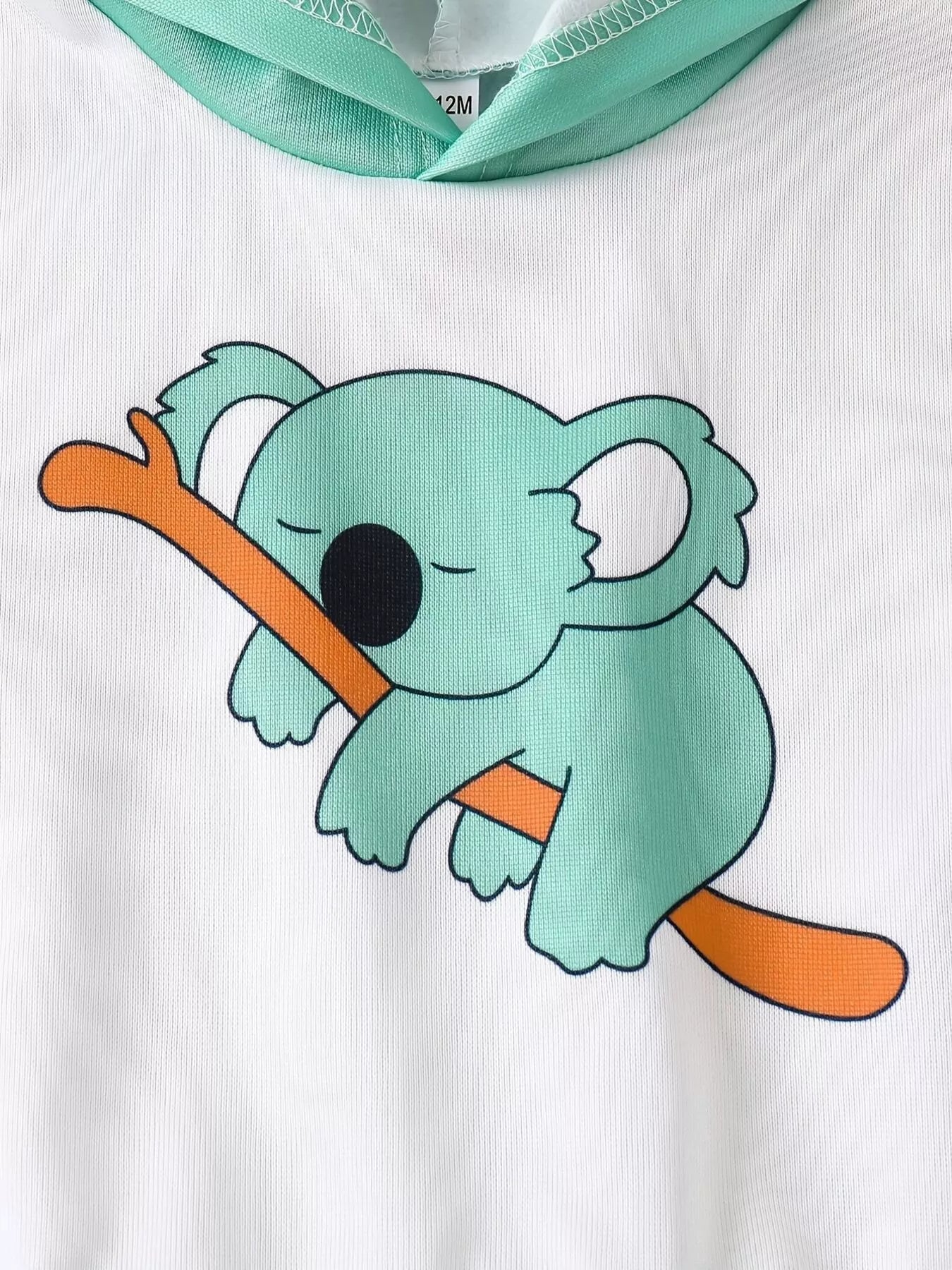 Children's Koala Graphic Hoodie & Pants Set 