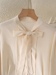 Bow Tie Long Sleeve Shirt 