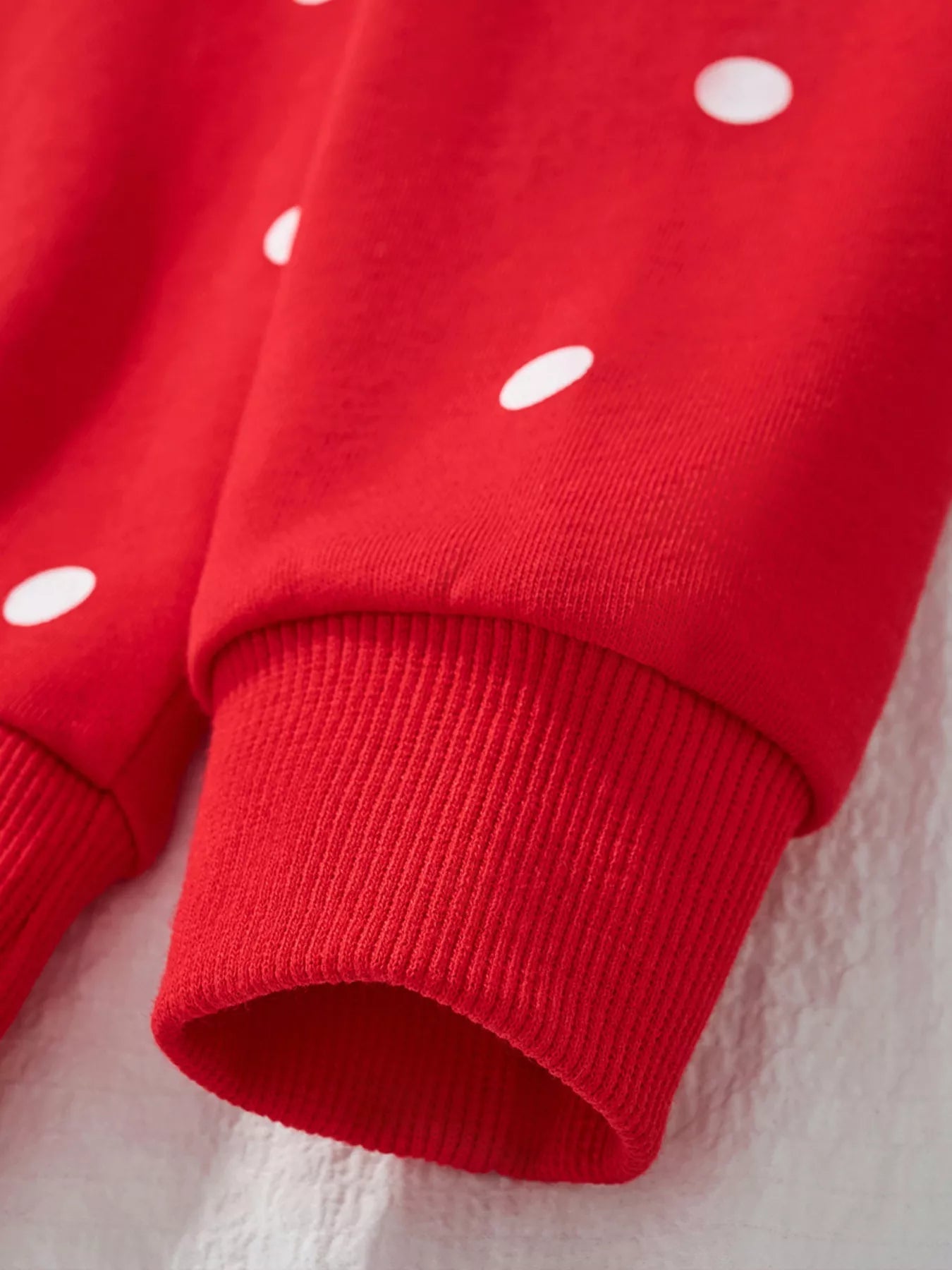 Children's Cute Bunny Polka Dot Sweatshirt 