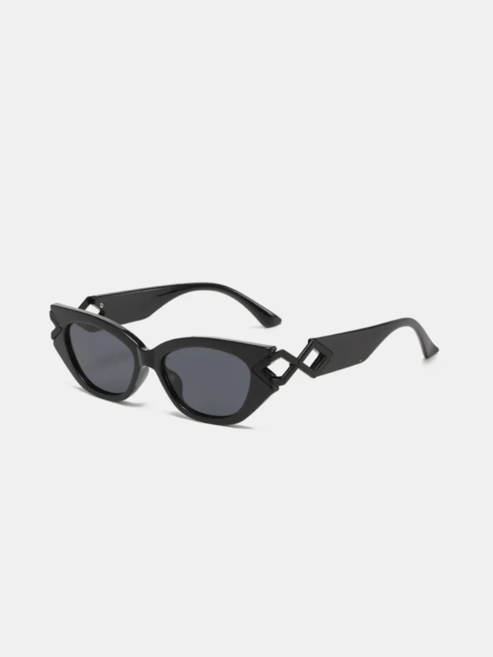 Polycarbonate Frame Cat-Eye Sunglasses 
