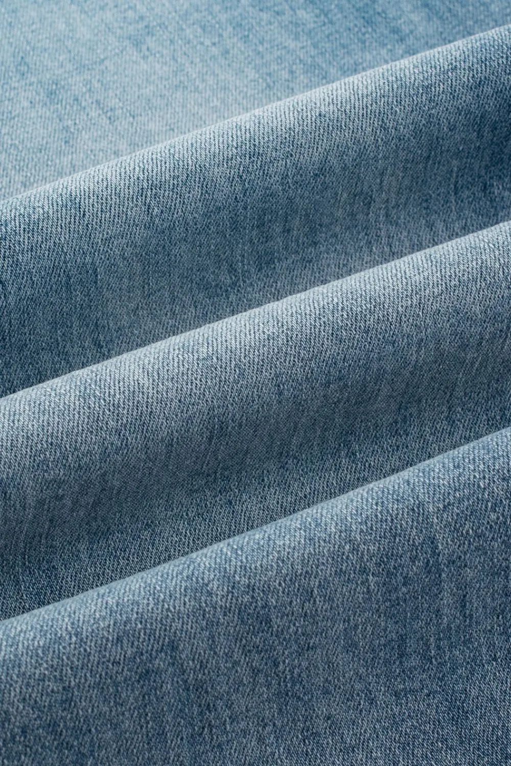 Button Fly High Waist Jeans 