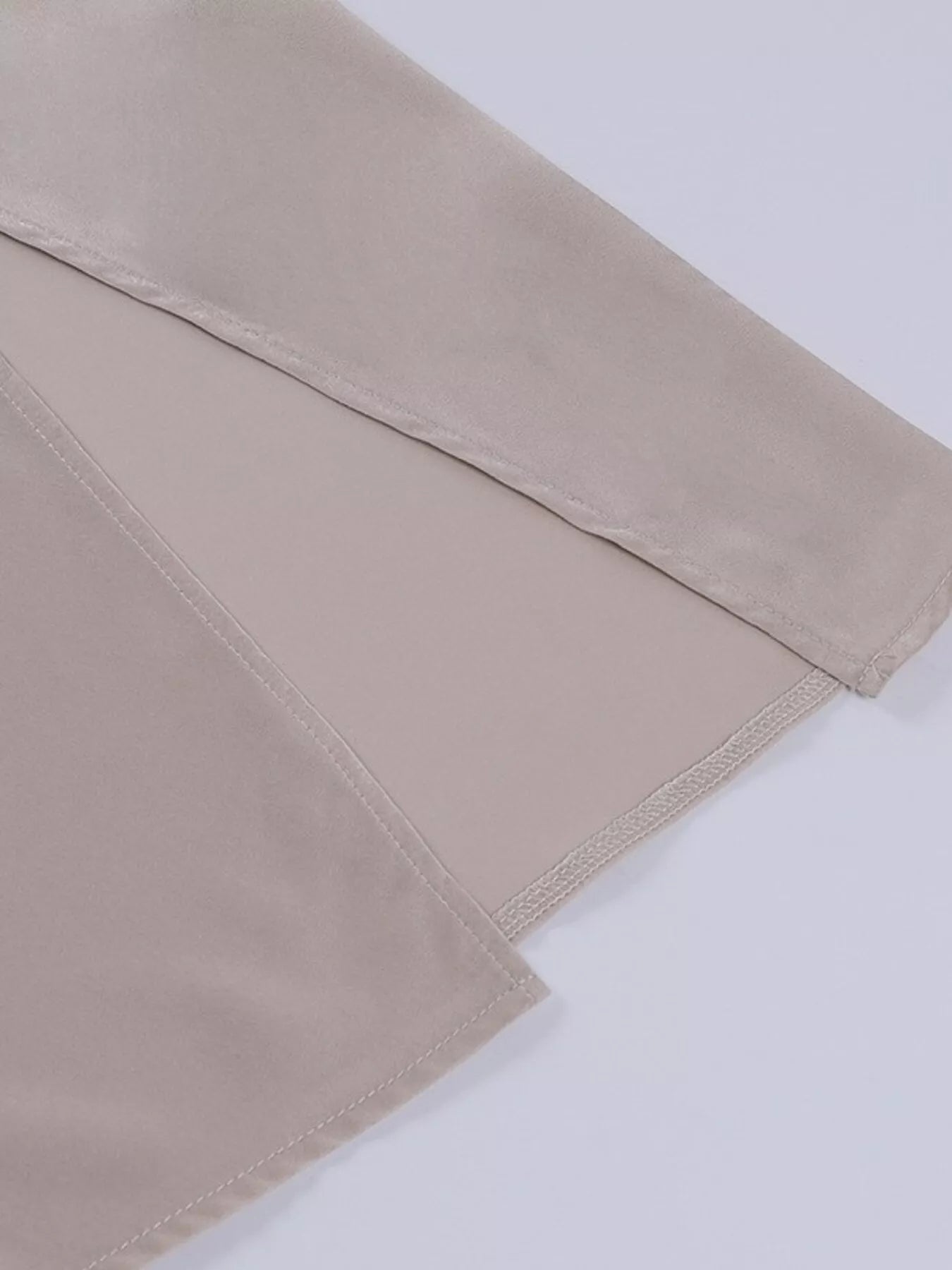 Ruched Slit Spaghetti Strap Dress 