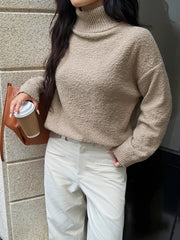 Turtleneck Long Sleeve Sweater 