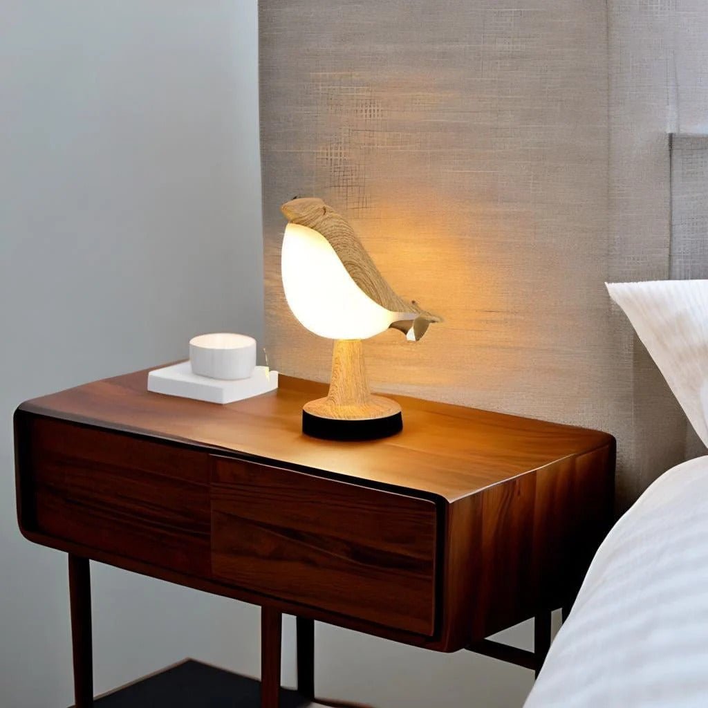 FeatherGlow - Bedside Lamp 
