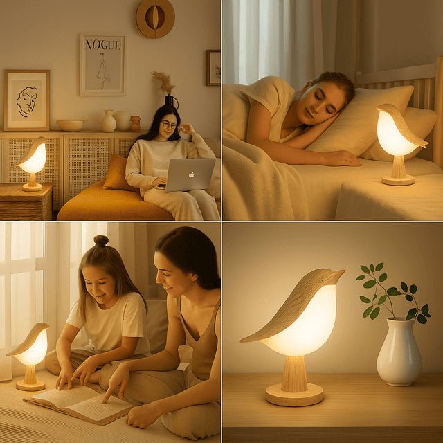FeatherGlow - Bedside Lamp 