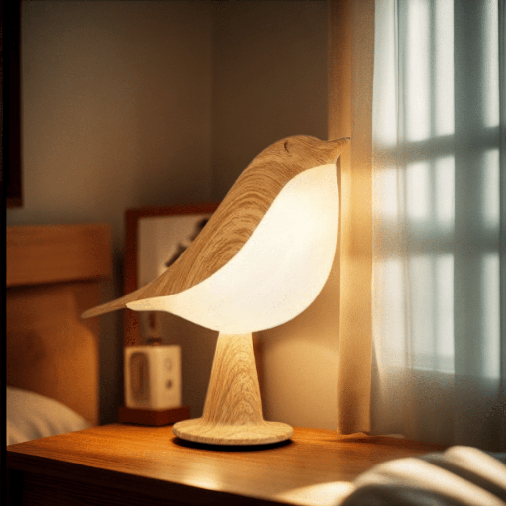 FeatherGlow - Bedside Lamp 