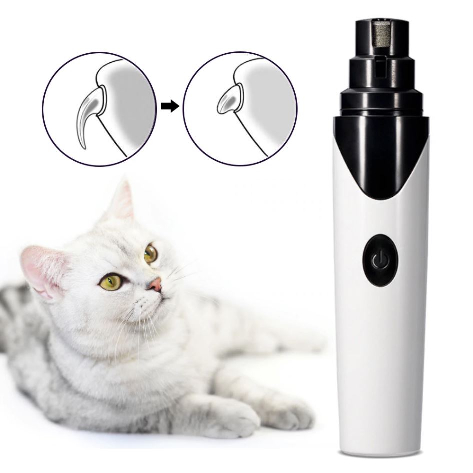 FelineEase — Cordless Cat Nail Grinder with Adjustable Speeds 