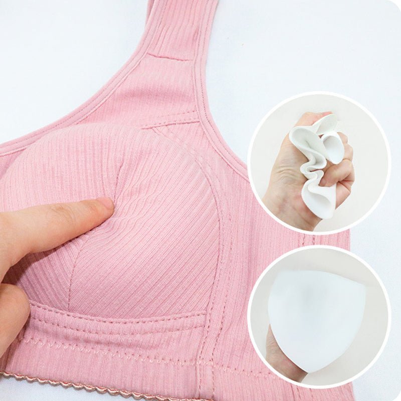 Fern Front-Closure Comfort Bra | Plus Size Lightweight Support for Easy Dressing 