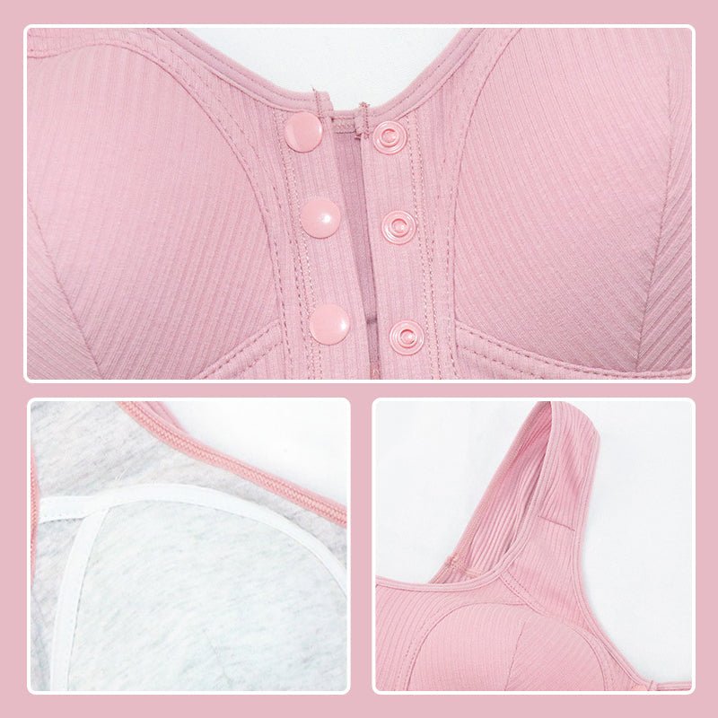 Fern Front-Closure Comfort Bra | Plus Size Lightweight Support for Easy Dressing 