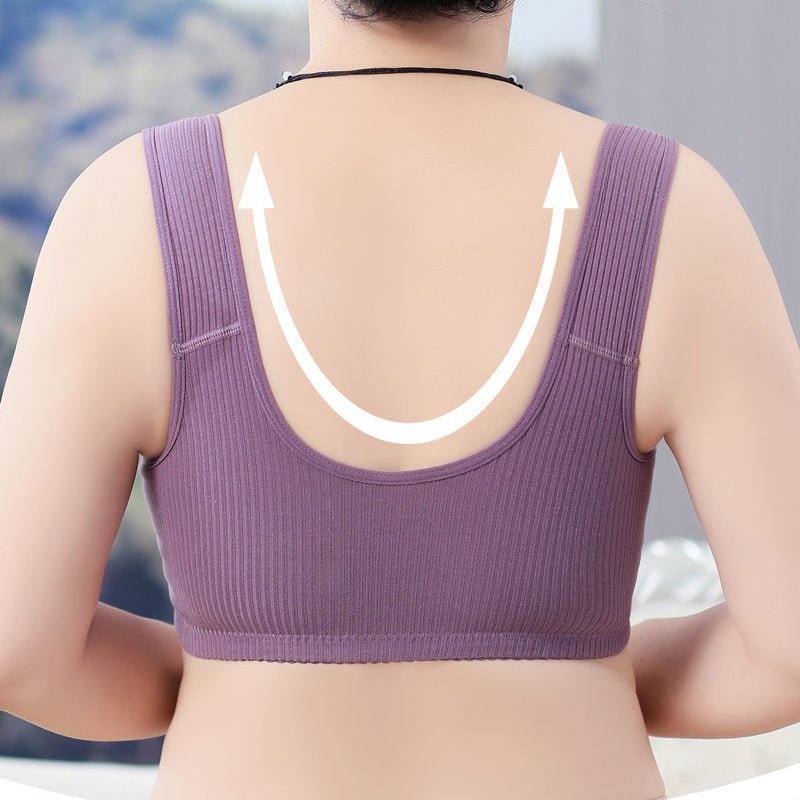 Fern Front-Closure Comfort Bra | Plus Size Lightweight Support for Easy Dressing 