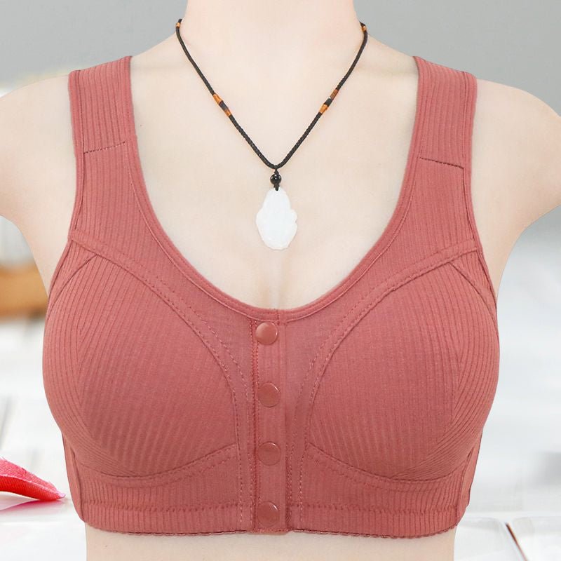 Fern Front-Closure Comfort Bra | Plus Size Lightweight Support for Easy Dressing 