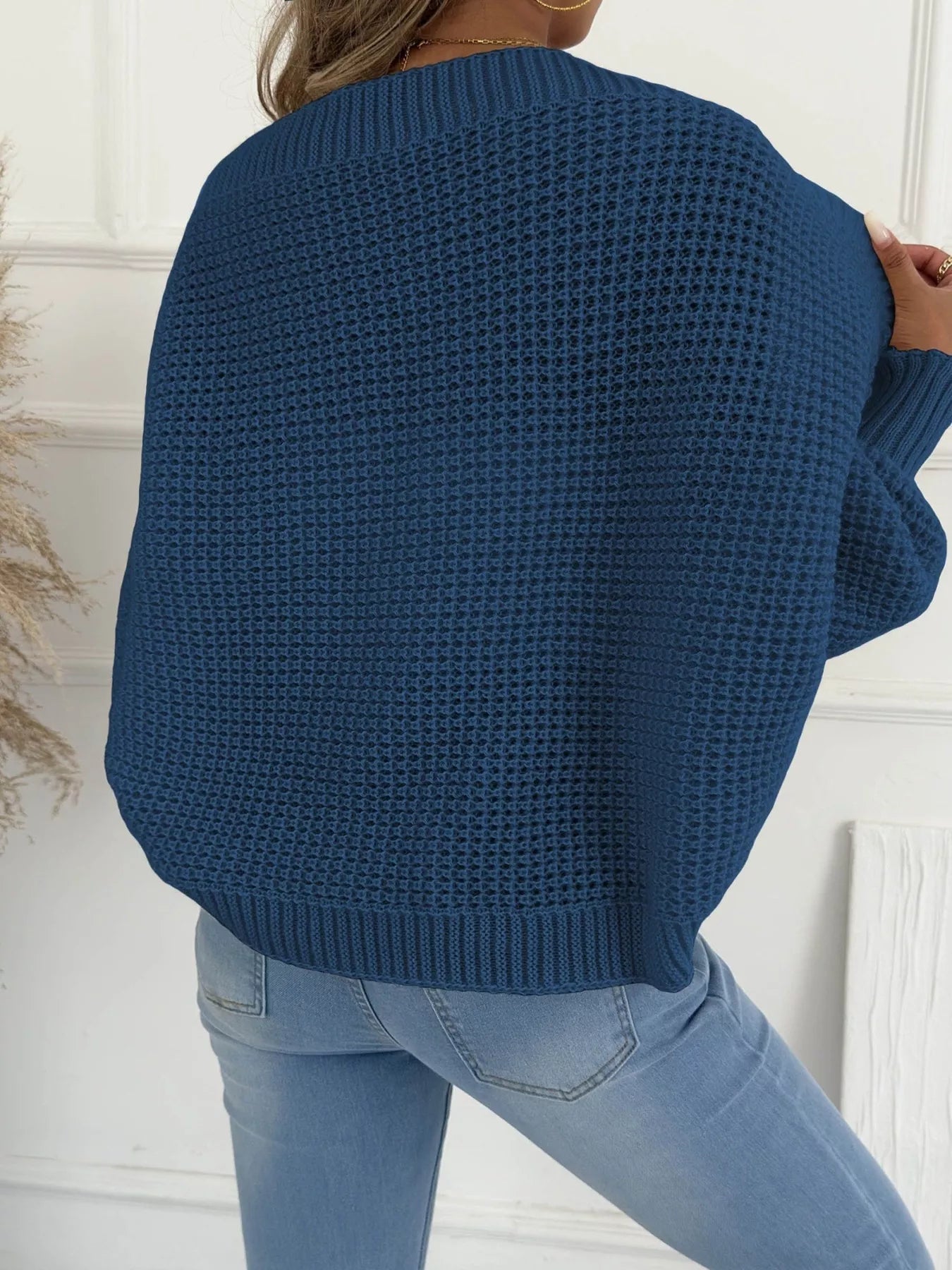 Open Front Batwing Sleeve Cardigan 