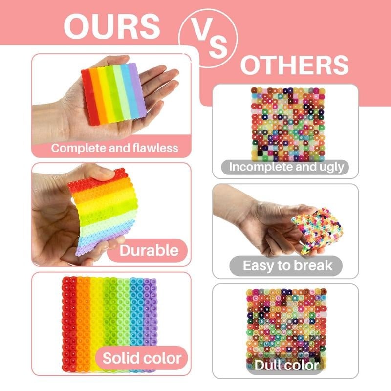 Finepoint Fuse Bead Studio Set | 28,000 2.6mm Beads | 24 or 48 Colors 