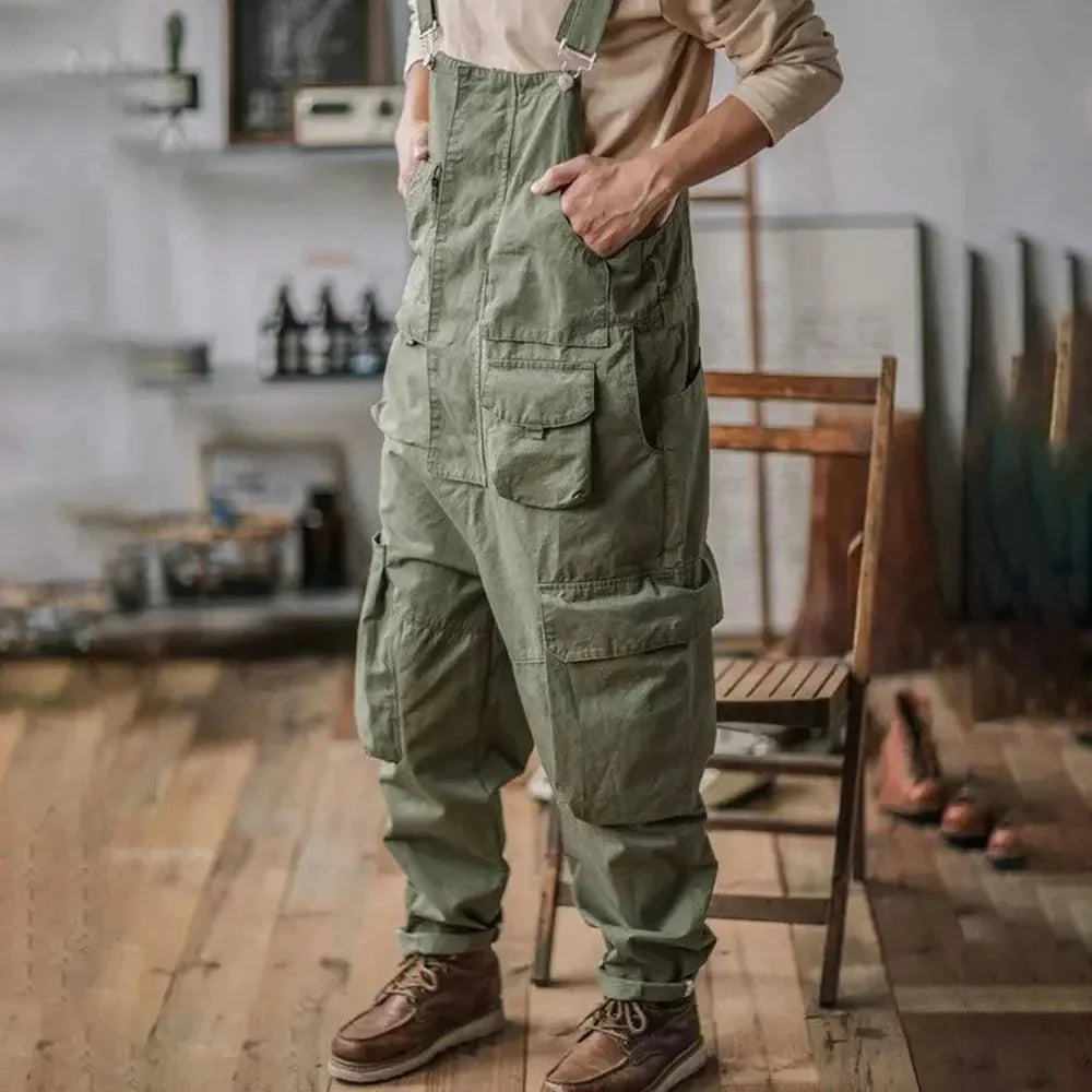 Fitz Men's Work Overalls | Super Durable, Reinforced Material 