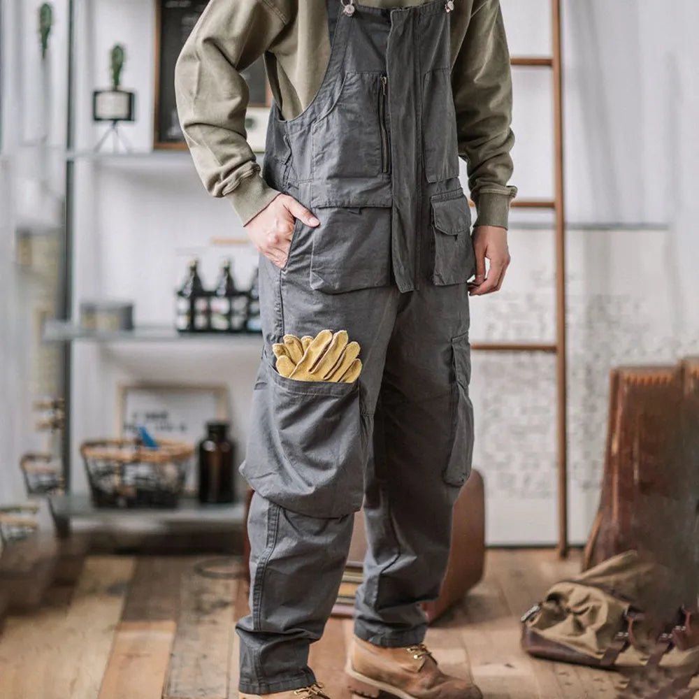 Fitz Men's Work Overalls | Super Durable, Reinforced Material 