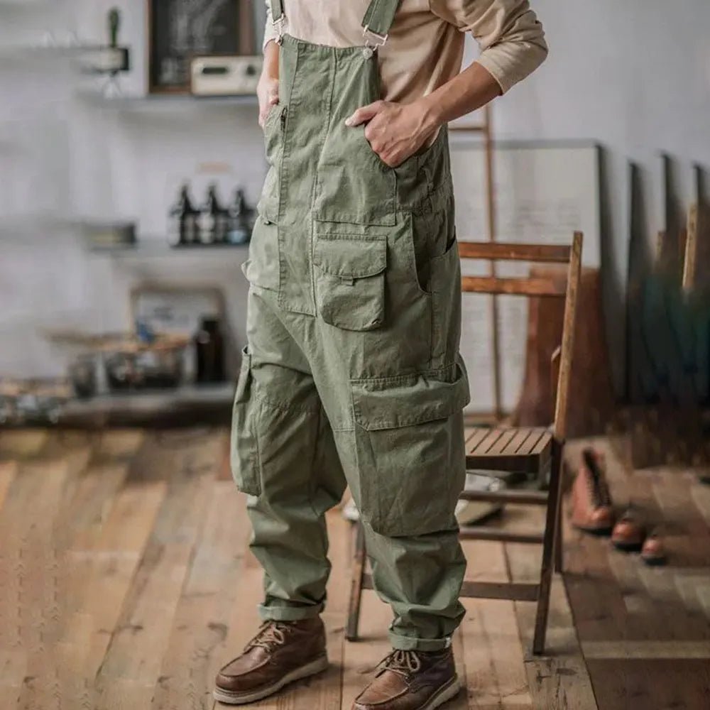 Fitz Men's Work Overalls | Super Durable, Reinforced Material 