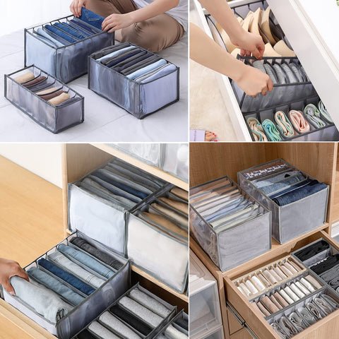 Flexi Grid Organizer - No More Clutter in Your Closet 