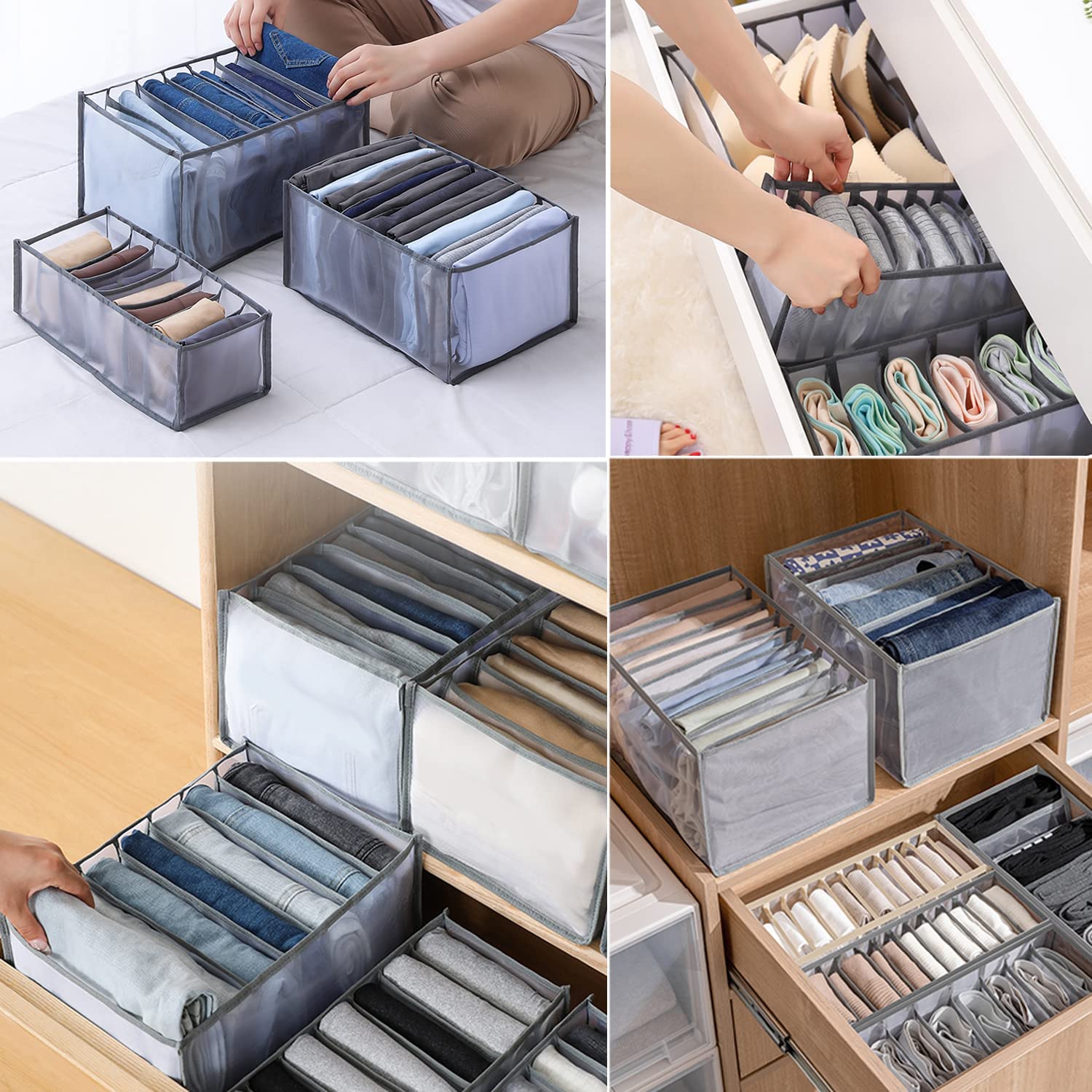 Flexi Grid Organizer - No More Clutter in Your Closet 