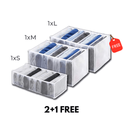 Flexi Grid Organizer - No More Clutter in Your Closet 