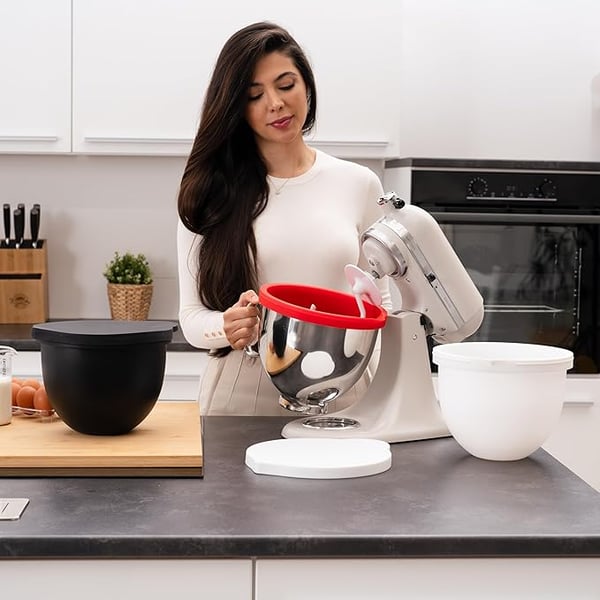 FlexiMix – Silicone Liner Attachment for KitchenWave Tilt-Head Mixers 