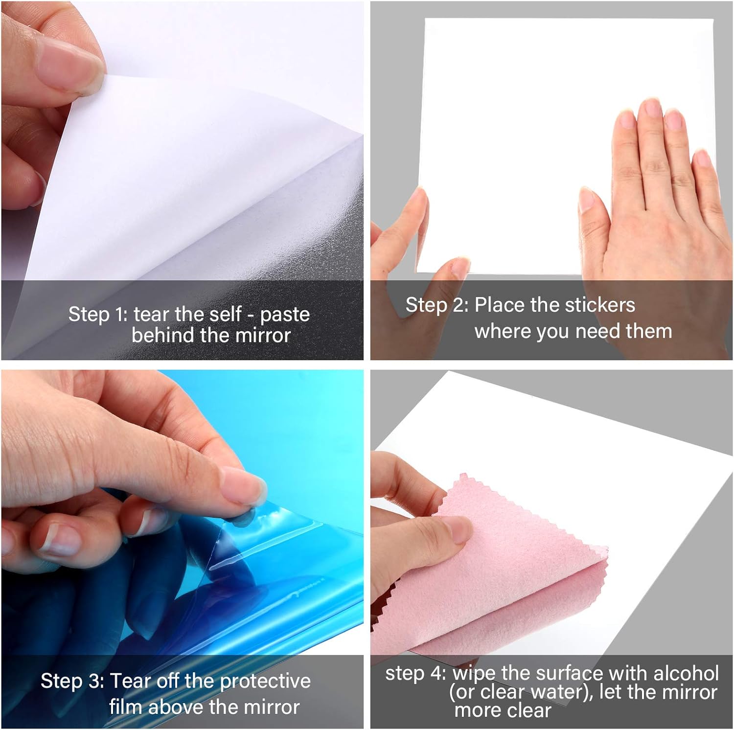 FlexiView Mirror Sheets – Shatterproof Adhesive Mirror Sheets 