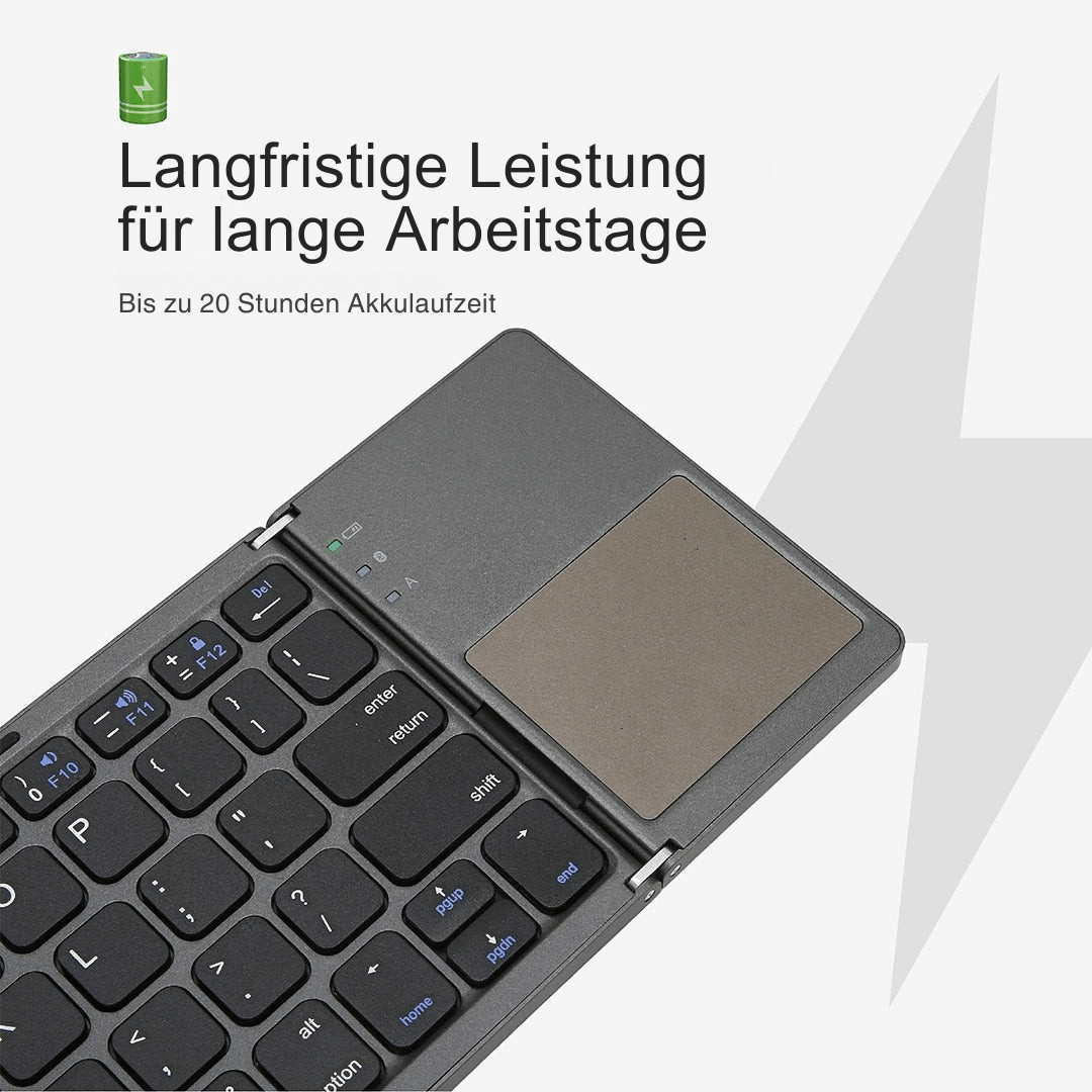 FlexType Mini Bluetooth Keyboard Portable Power Typing 