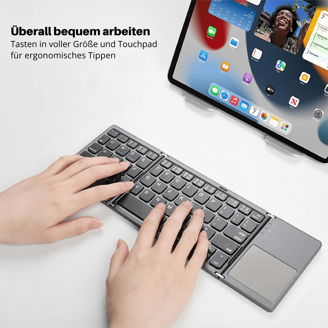 FlexType Mini Bluetooth Keyboard Portable Power Typing 