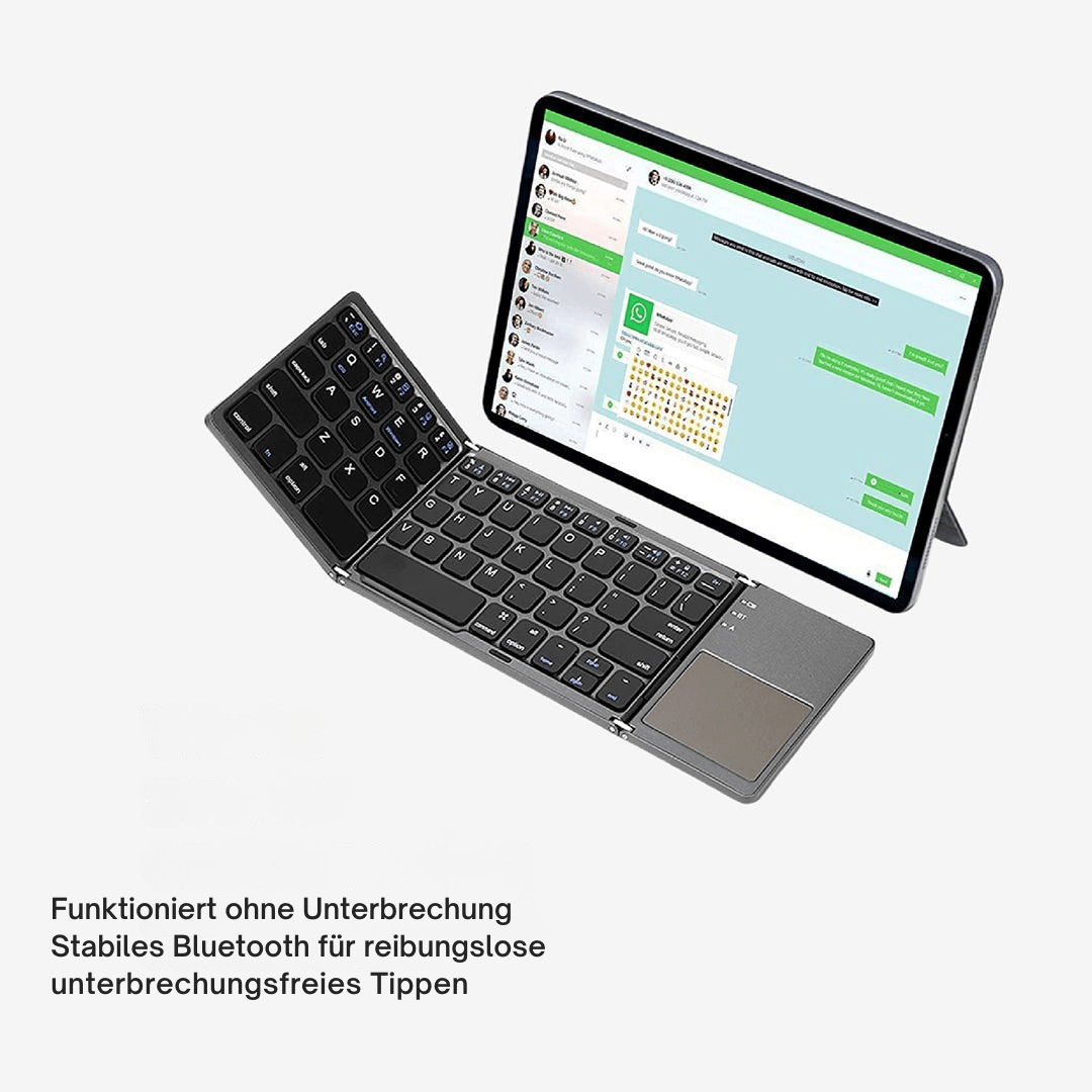 FlexType Mini Bluetooth Keyboard Portable Power Typing 