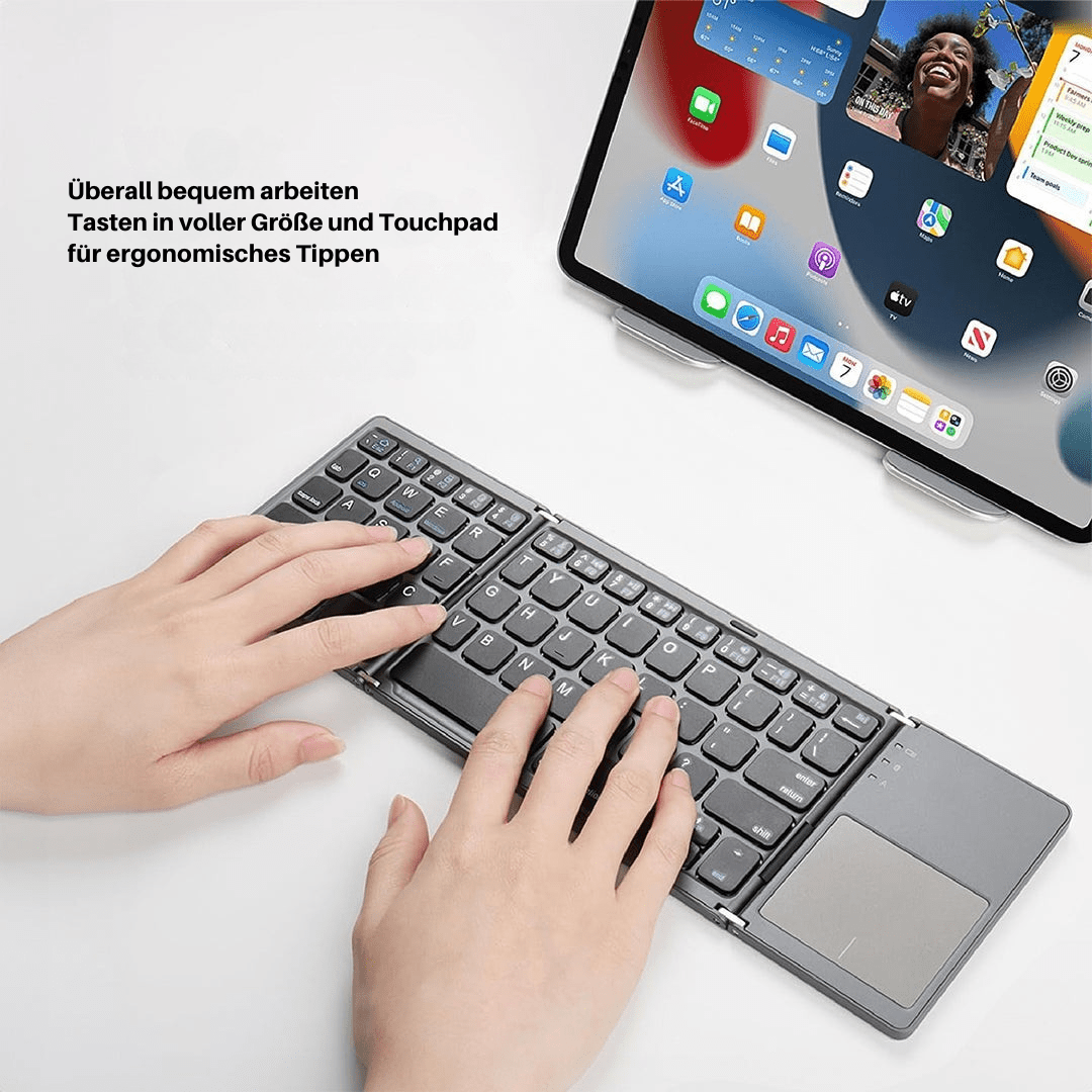 FlexType Mini Bluetooth Keyboard Portable Power Typing 