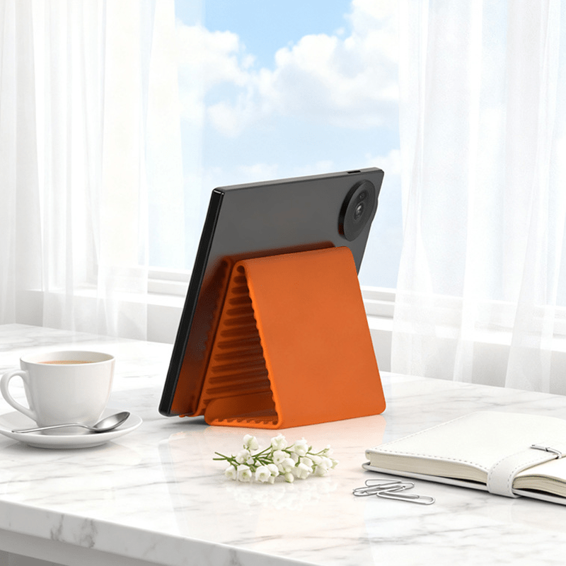 FoldEase Bendable Device Stand | Ultra-Slim Silicone Grip Phone Holder 