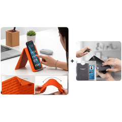 FoldEase Bendable Device Stand | Ultra-Slim Silicone Grip Phone Holder 