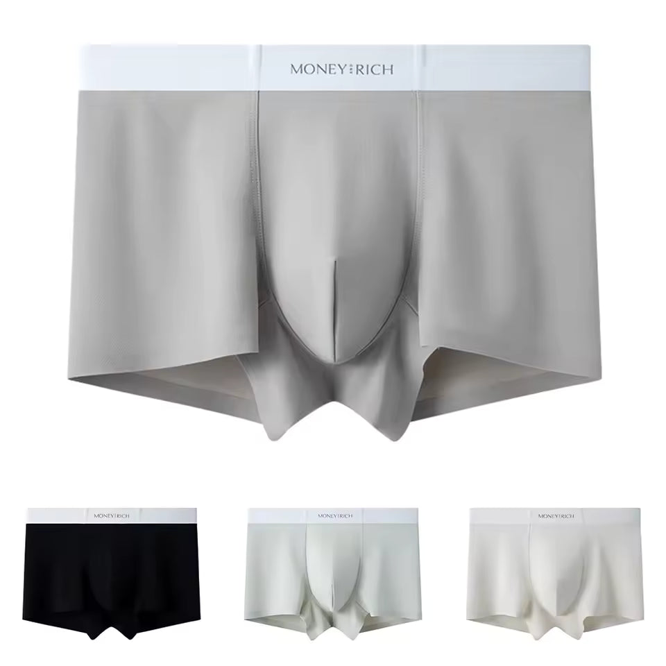 Fino Men's Boxers | Ultra-Light Glacier Silk, Adaptive Fit 